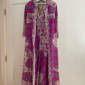 Vintage Emilio Pucci dress and cover up